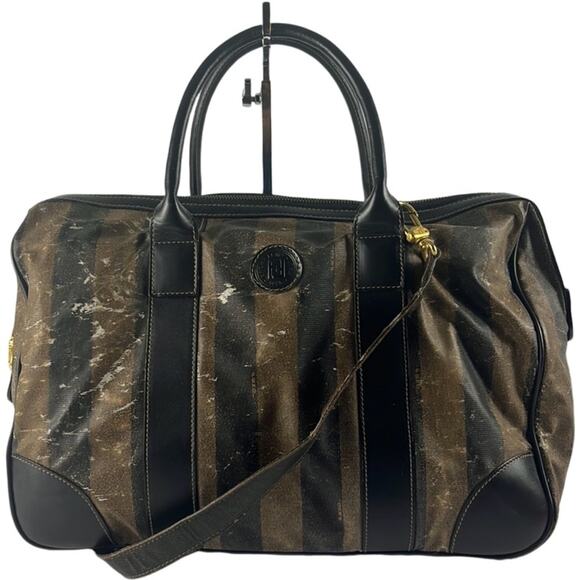 Fendi Pecan Boston Handbag - Picture 1 of 13